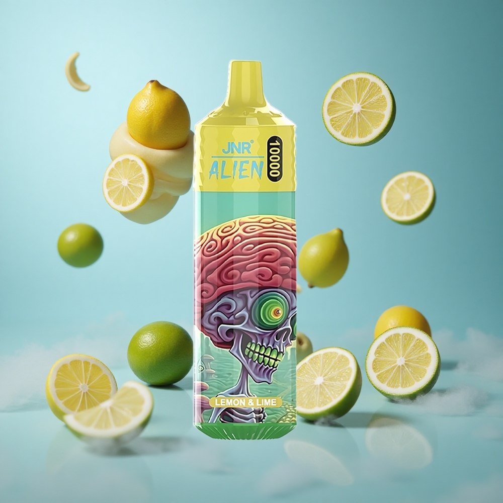 JNR Alien 10000 Puffs Lemon & Lime 850mAh 20ml Type-C RGB Sporty Design