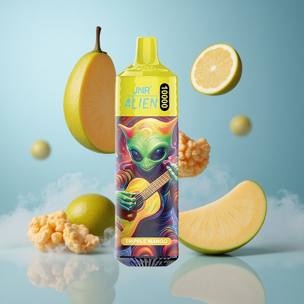 JNR Alien 10000 Puffs Tripple Mango 20ml LED RGB Type-C 850mAh 1.2Ohm