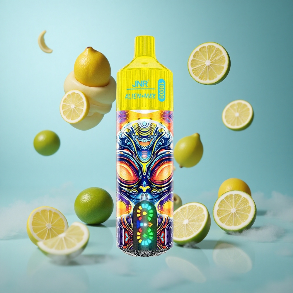 JNR Alien Max 18000 Puffs Dual Mesh Coil Lemon & Lime 28ml E-liquid