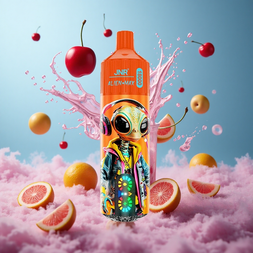 JNR Alien Max 18000 Puffs Fizzy Cherry Cola Dual Mesh LED Type-C 28ml