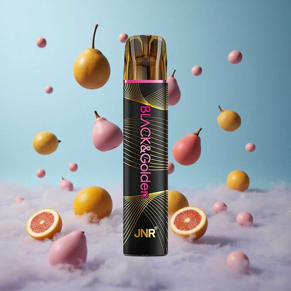JNR Black&Golden 600+200 Puffs 2% Nicotine Nicotine Disposable Vape Lady killa