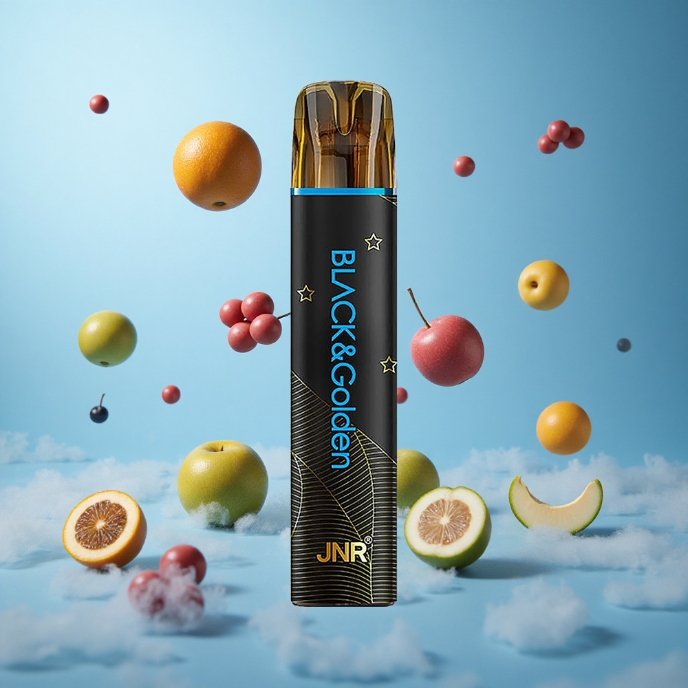 JNR Black&Golden 600+200 Puffs 2ml Mr Blue Disposable Vape 550mAh 2% Nicotine