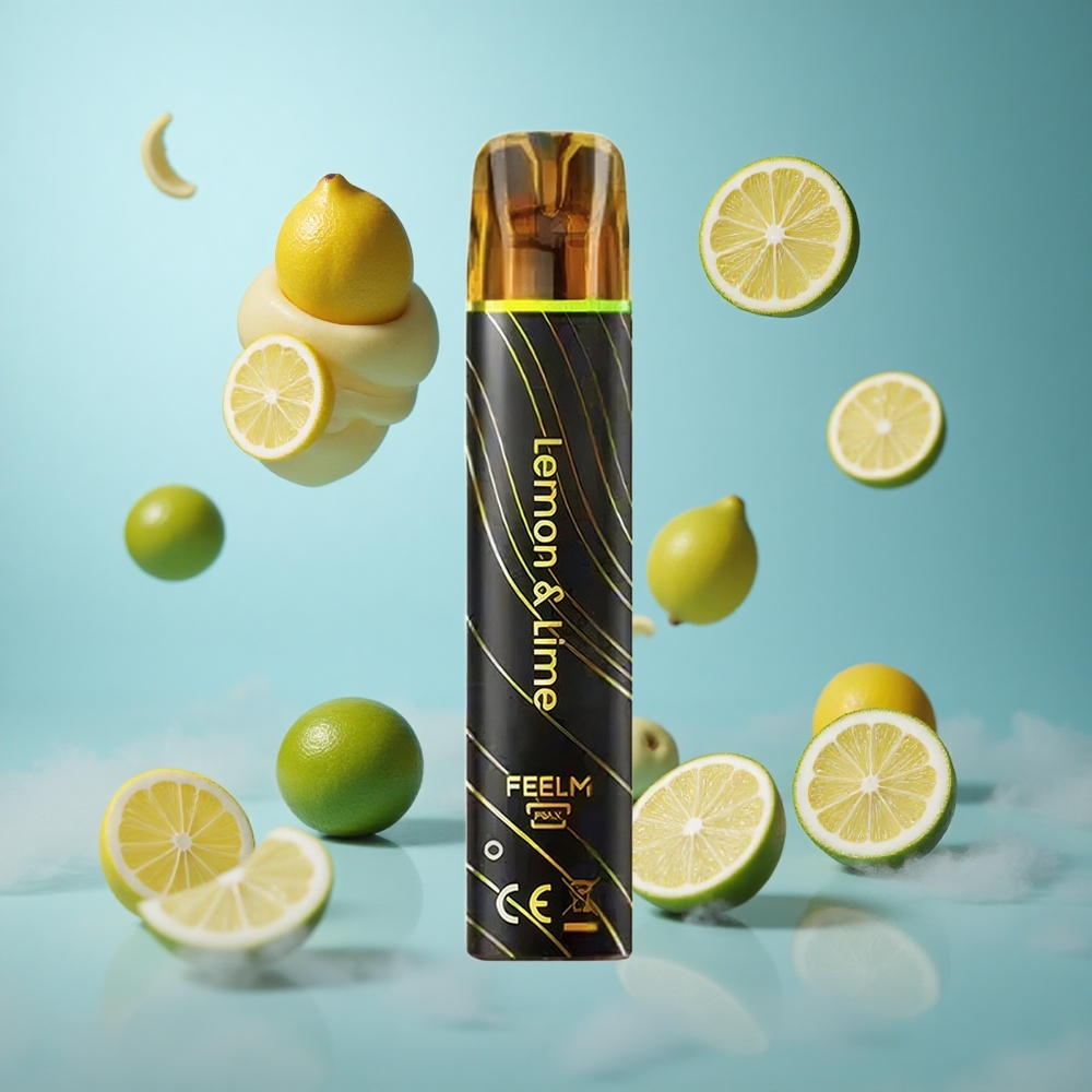 JNR Black&Golden 600+200 Puffs Disposable Vape Lemon & Lime 550mAh 2ml 2% Nicotine