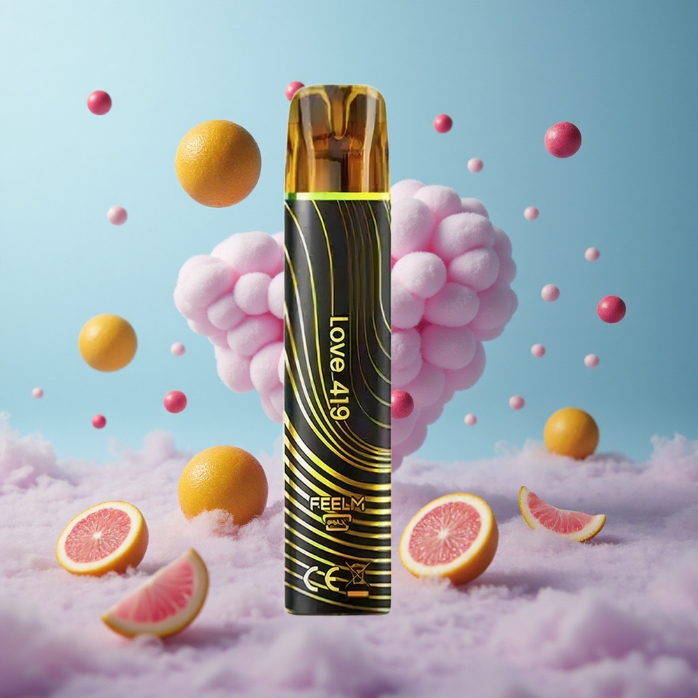 JNR Black&Golden 600+200 Puffs Disposable Vape Love 419 550mAh 2ml 2% Nicotine Nicotine TPD