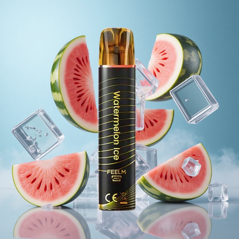 JNR Black&Golden 600+200 Puffs Disposable Vape Watermelon Ice 550mAh 2ml 2% Nicotine