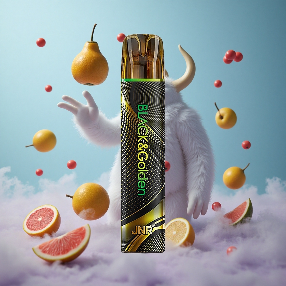 JNR Black&Golden 600+200 Puffs Passion Monster 550mAh 2ml 2% Nicotine TPD