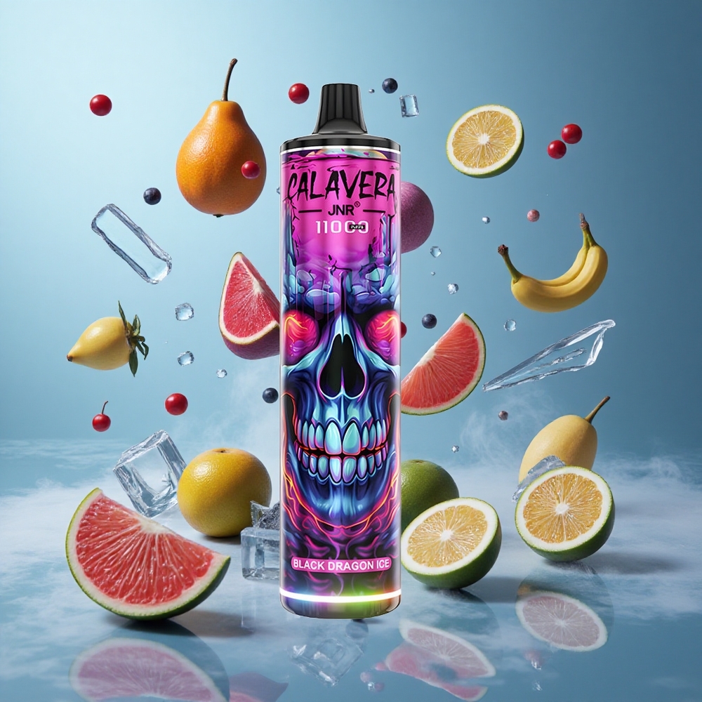 JNR Calavera 11000 Puffs Disposable 21ml Black Dragon Ice 850mAh Type-C 1.0ohm