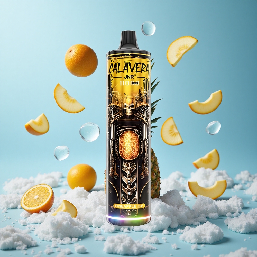 JNR Calavera 11000 Puffs Disposable Vape 21ml 850mAh Mesh Coil Pineapple Ice