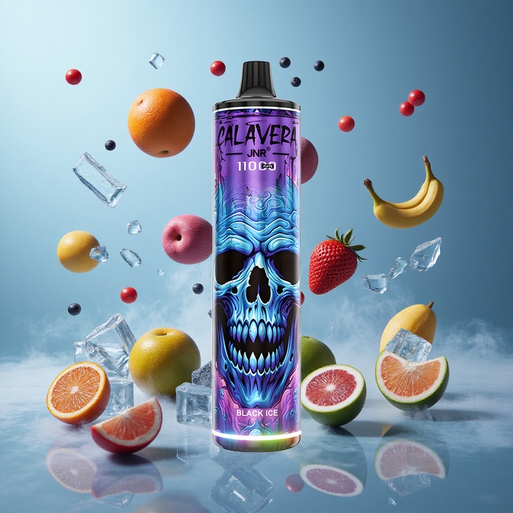 JNR Calavera 11000 Puffs Disposable Vape Black Ice 850mAh 21ml Type-C
