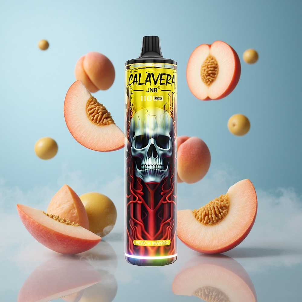 JNR Calavera 11000 Puffs Disposable Vape Peach Mango 21ml 850mAh 1.0ohm