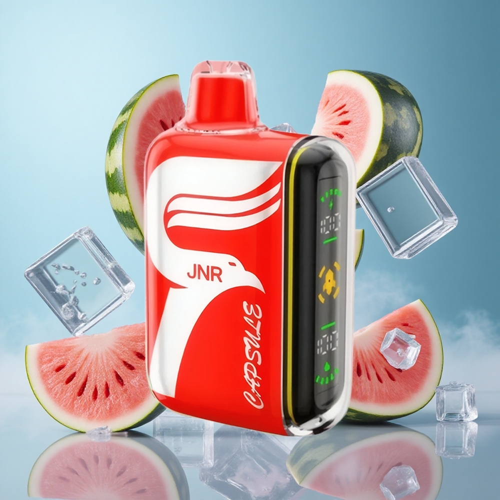 JNR Capsule 15000 Puffs 20ml Watermelon Ice 850mAh Dual Mesh Boost Mode Type-C