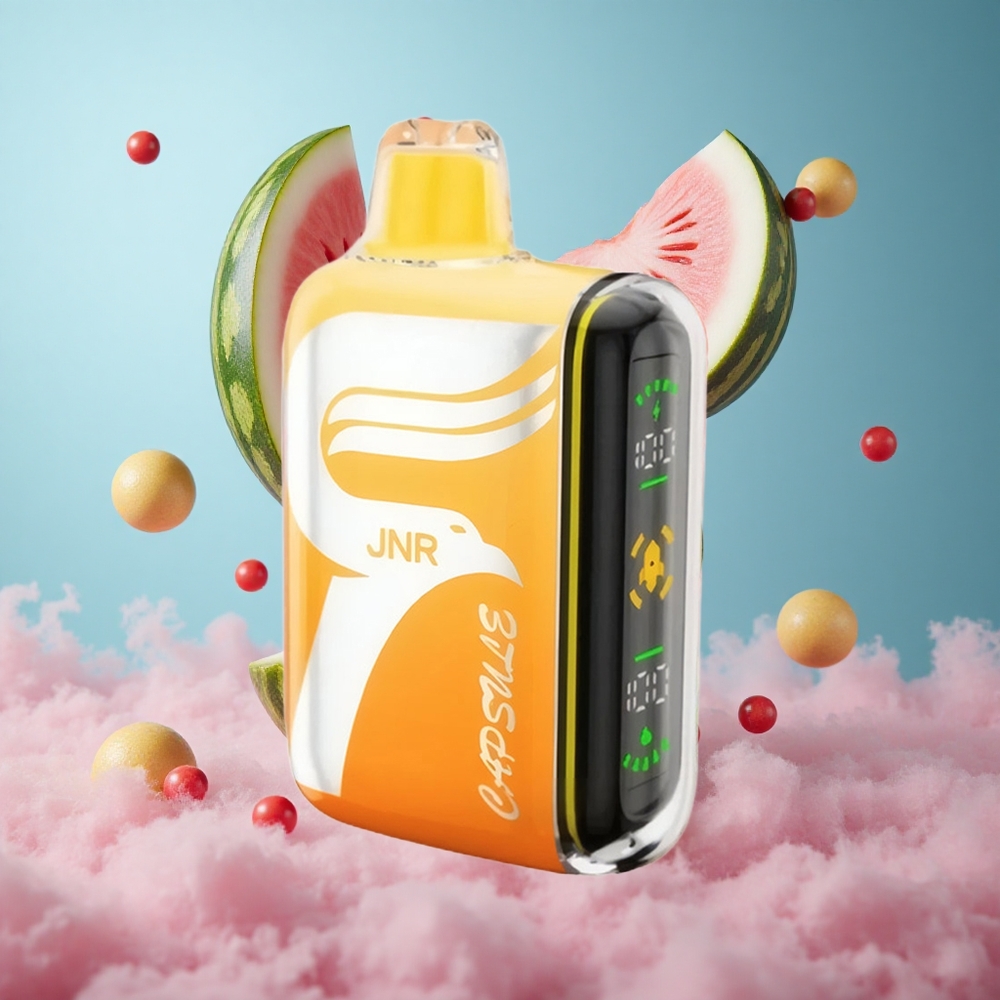 JNR Capsule 15000 Puffs Watermelon Irchee 850mAh 20ml 20W Dual Mesh Smart LED 2%/5% Nicotine
