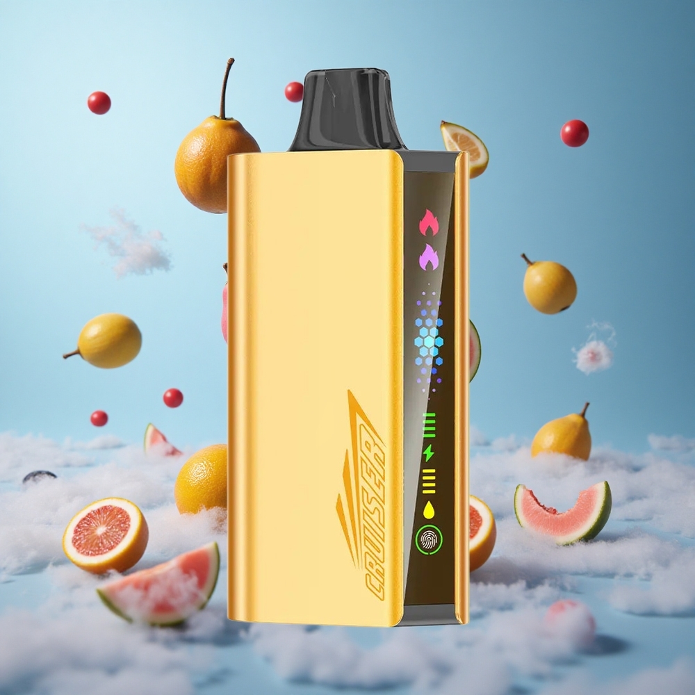 JNR Cruiser 12000 Puffs Cool Fanta Built-in 3500mAh Battery Dual Mesh Coil Disposable Vape