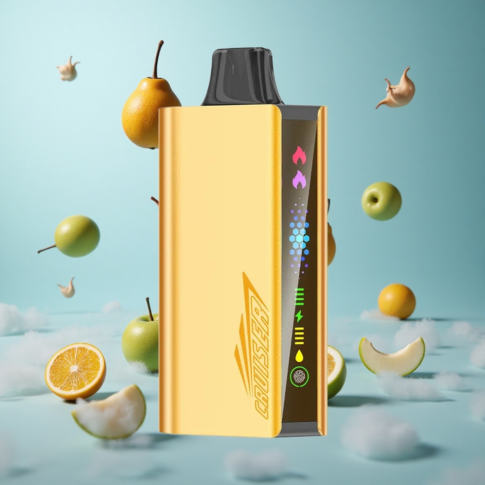 JNR Cruiser 12000 Puffs Cool Mint No-Charge Disposable Vape with 3500mAh Battery & Animation Screen