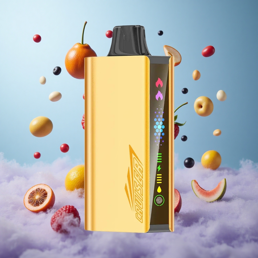 JNR Cruiser 12000 Puffs Mixed Berry No-Charge Disposable Vape with 3500mAh Battery 25ml E-liquid 1.2ohm Dual Mesh Coil