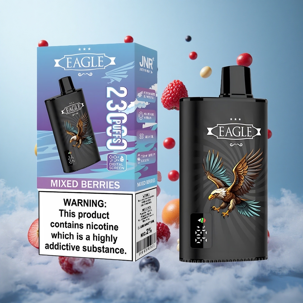 JNR EAGLE Smart 23000 Puffs Disposable Vape 25ml Mesh Coil Mixed Berries