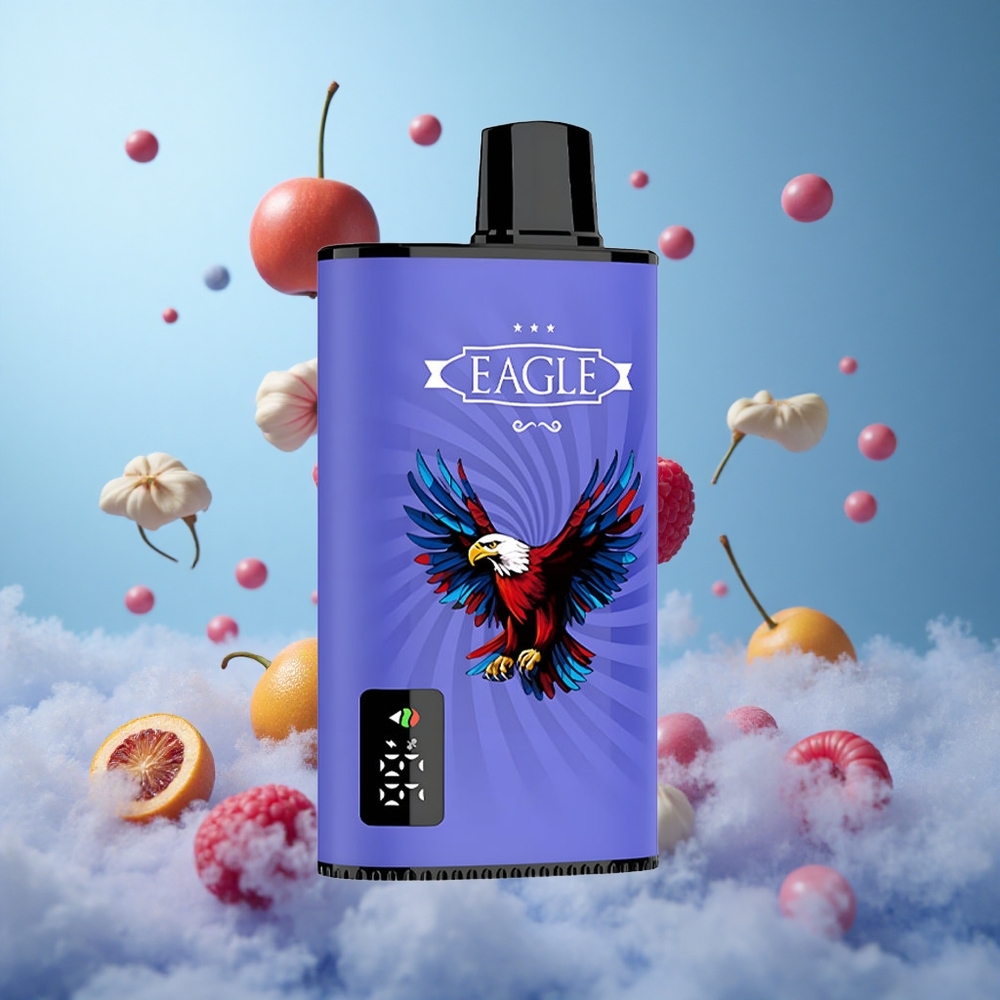 JNR EAGLE Smart 23000 Puffs Disposable Vape Blue Razz Cherry Digital Screen Adjustable Airflow