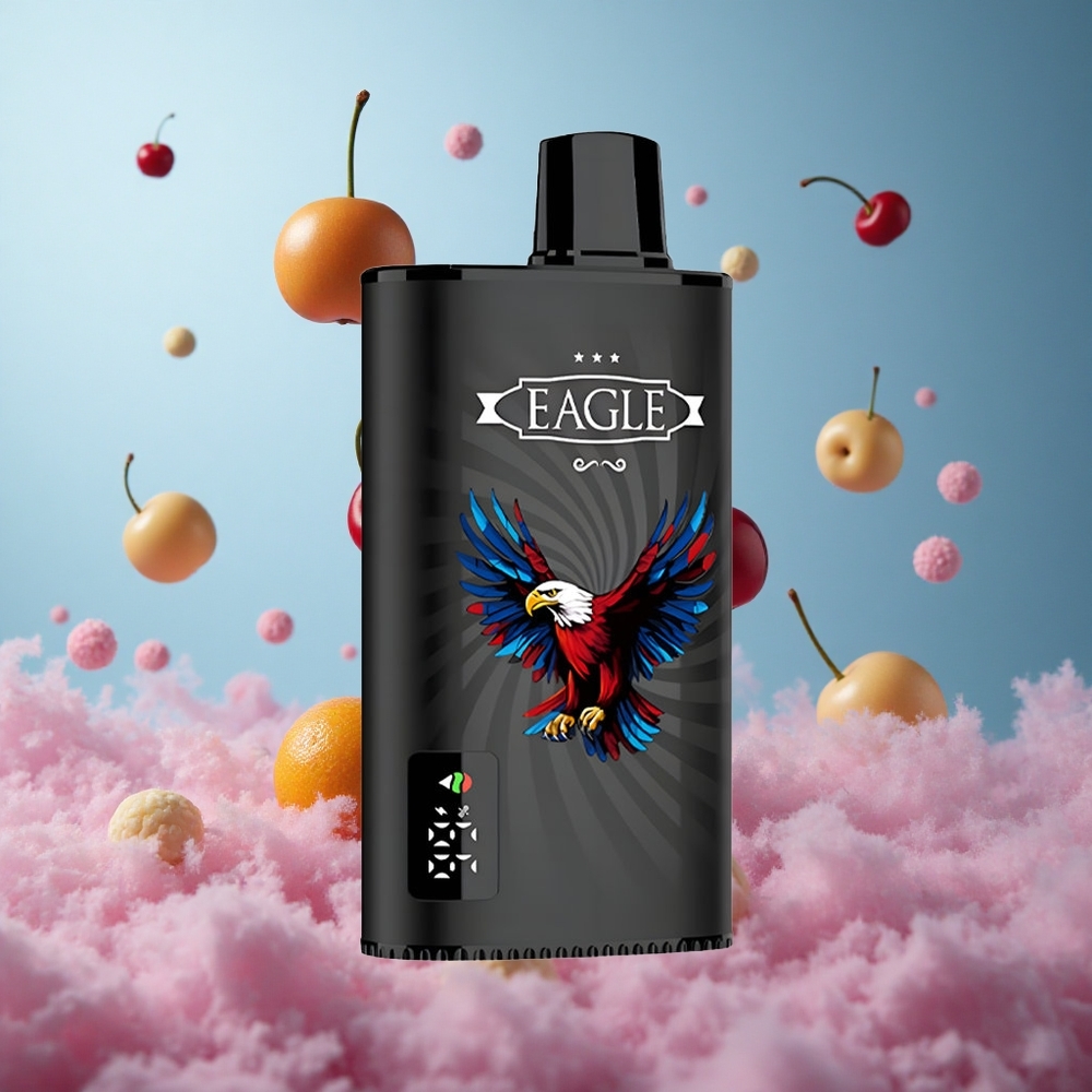 JNR EAGLE Smart 23000 Puffs Disposable Vape Cherry Cola Digital Screen Adjustable Airflow