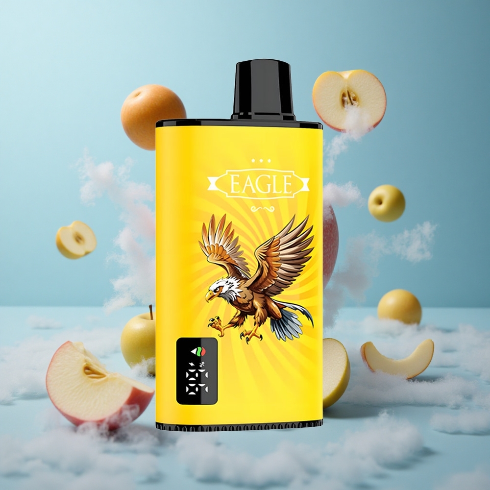 JNR EAGLE Smart 23000 Puffs Disposable Vape Double Apple Digital Screen 1.0ohm Mesh 750mAh Type-C