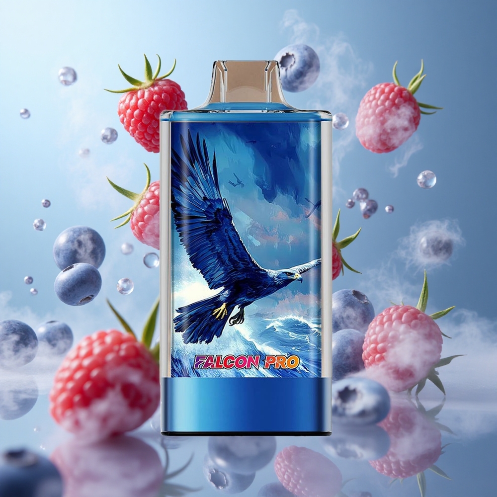 JNR Falcon Pro 28000 30ml 5% Nicotine Dual Mesh Blueberry Sour Raspberry
