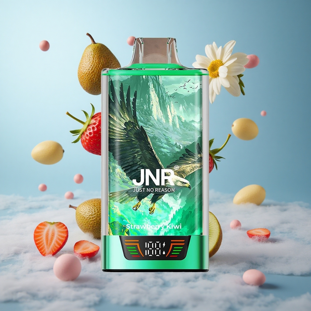 JNR Falcon Pro 28000 30ml 950mAh 5% Nicotine Dual Mesh Strawberry Kiwi Disposable Vape