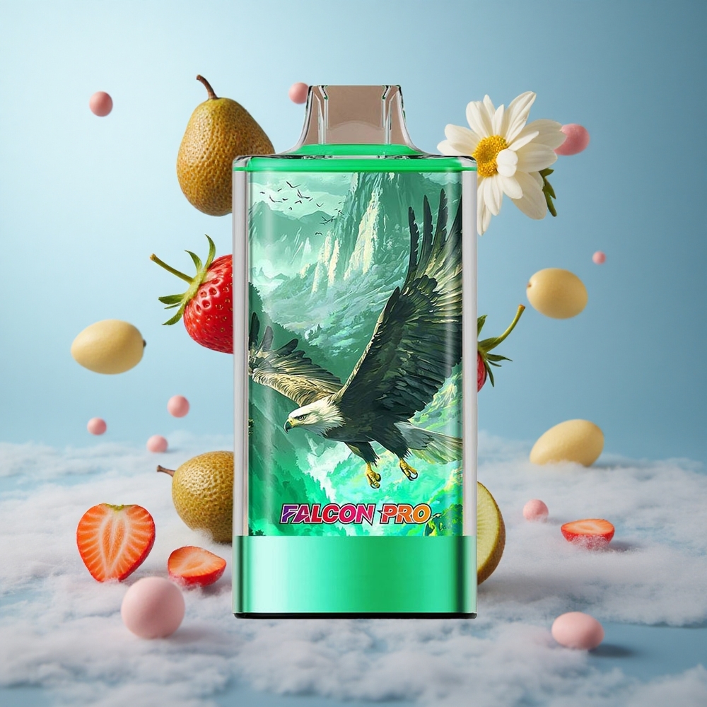 JNR Falcon Pro 28000 30ml 950mAh 5% Nicotine Dual Mesh Strawberry Kiwi Disposable Vape