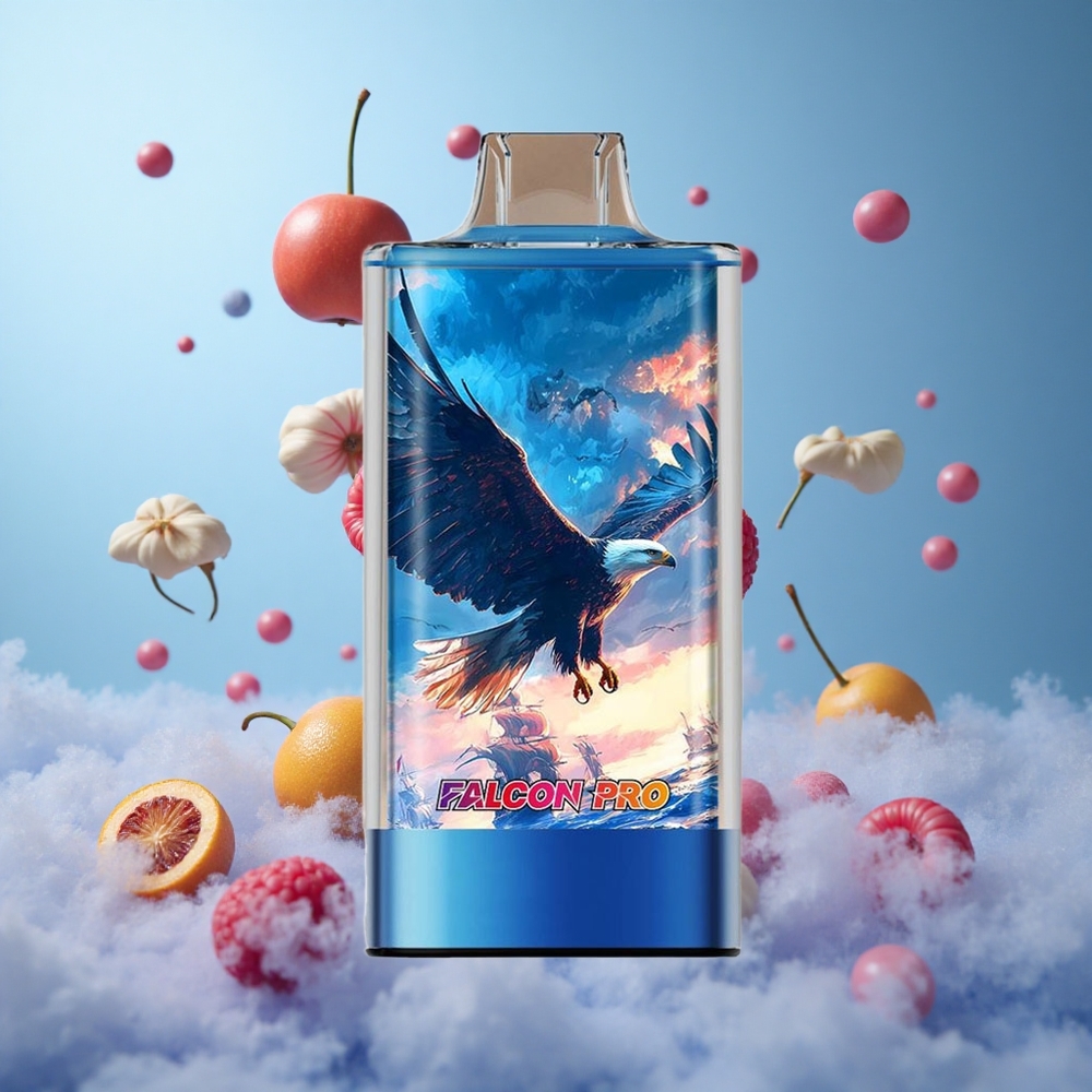 JNR Falcon Pro 28000 30ml 950mAh USB-C Dual Mesh MTL Blue Razz Cherry