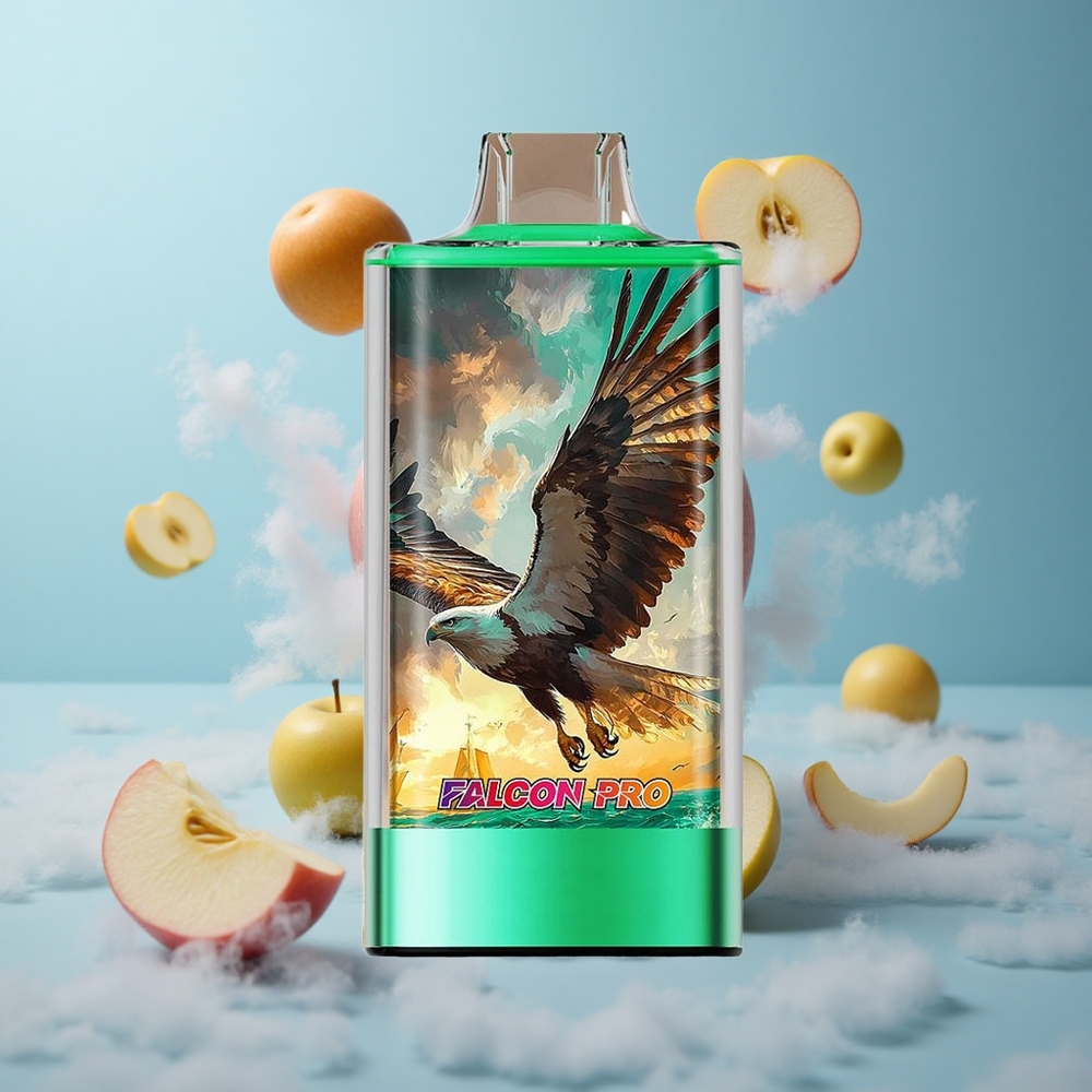 JNR Falcon Pro 28000 30ml Dual Mesh Double Apple Disposable Vape