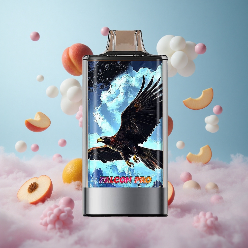 JNR Falcon Pro 28000 Disposable 30ml 950mAh White Peach Razz USB-C MTL Dual Mesh