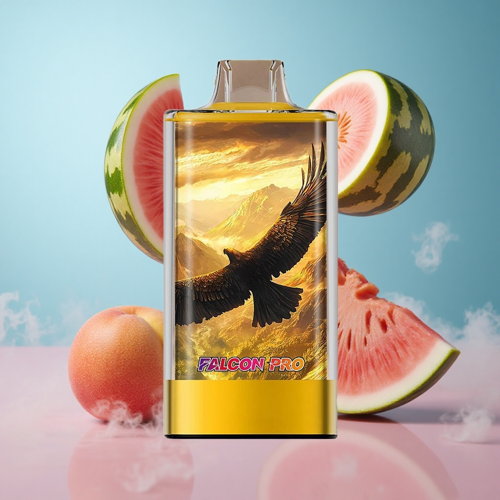 JNR Falcon Pro 28000 Disposable 30ml Peach Mango Watermelon MTL Dual Mesh USB-C