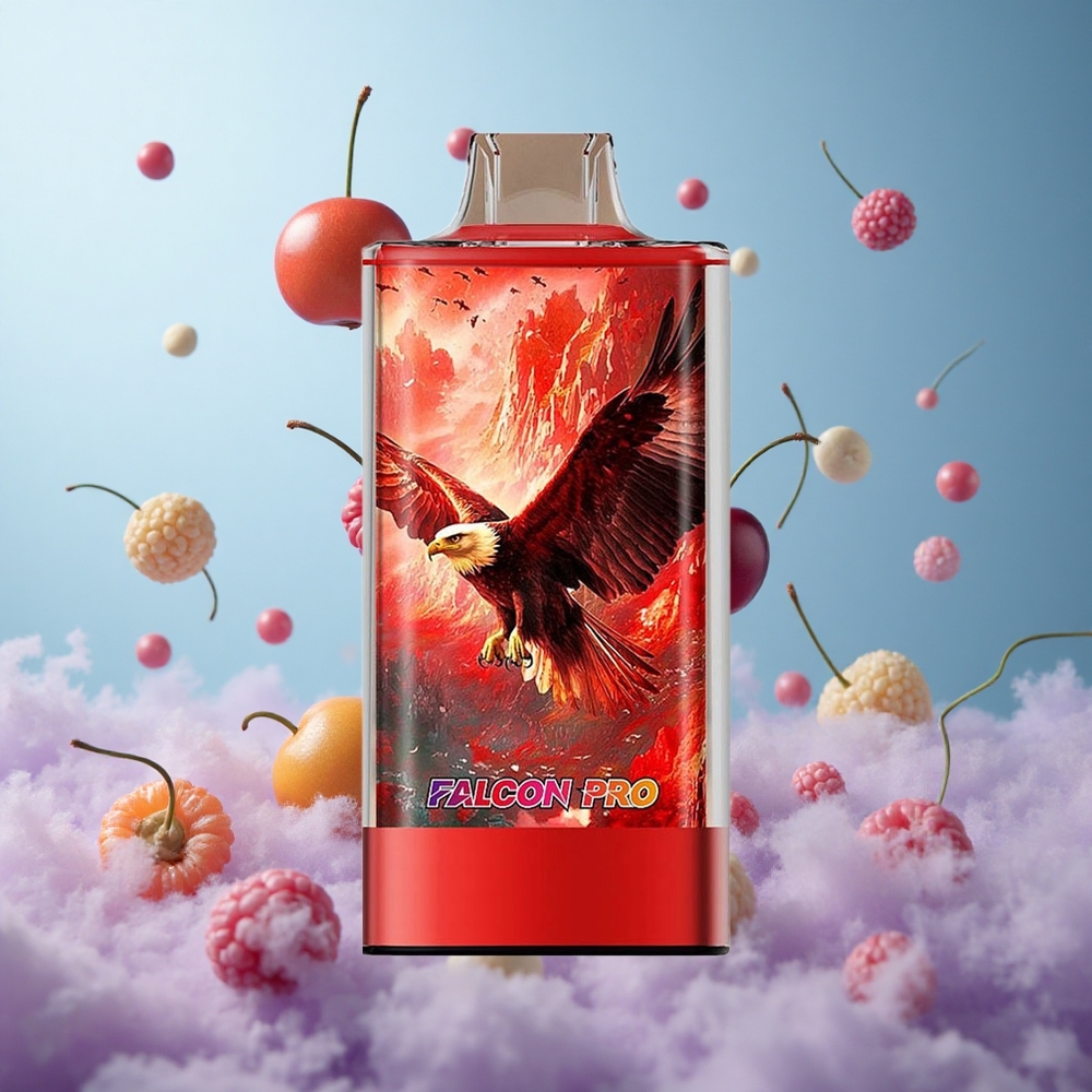 JNR Falcon Pro 28000 Disposable Vape Cherry Berry 30ml Dual Mesh MTL
