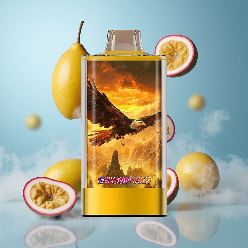 JNR Falcon Pro 28000 Mango Passion Fruit 30ml 950mAh 5% Nicotine Dual Mesh USB-C MTL