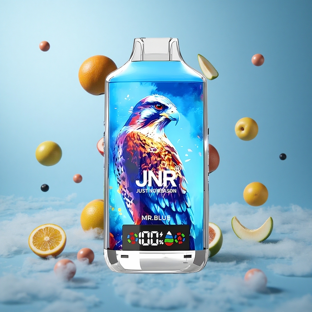 JNR Falcon X 18000 Puffs 24ml Dual Mesh Mr. Blue 750mAh Type-C 0%/2%/5% Nicotine