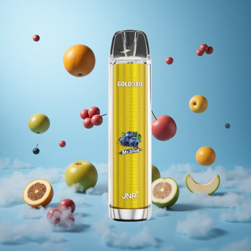 JNR Gold380 6000 Puffs 13ml 1500mAh Mesh Mr Blue