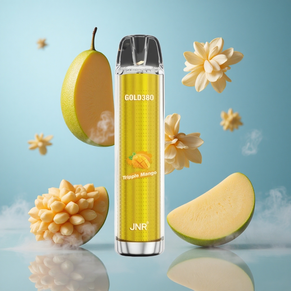 JNR Gold380 6000 Puffs Disposable Tripple Mango 1500mAh 13ml 1.0ohm Mesh