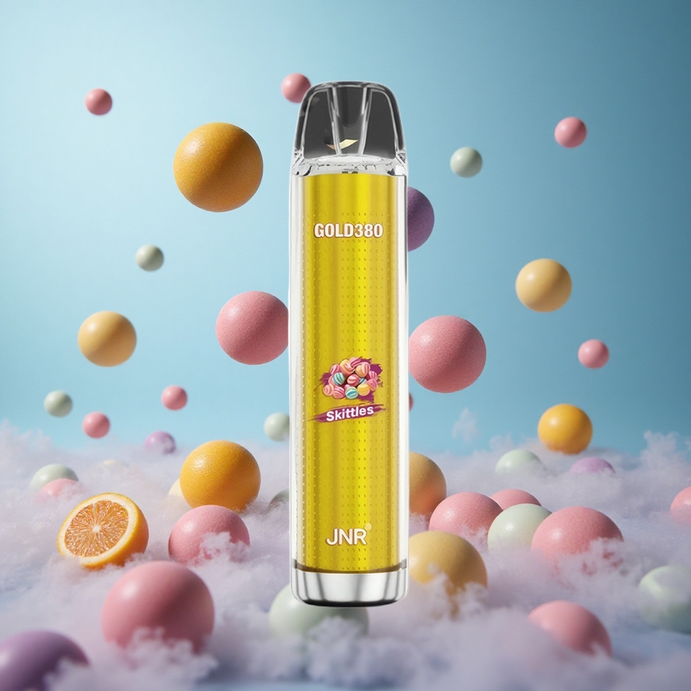 JNR Gold380 6000 Puffs Disposable Vape Skittles 1500mAh 13ml Mesh Coil