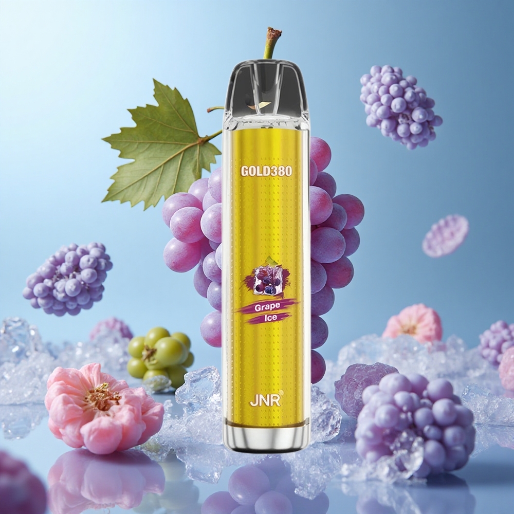 JNR Gold380 6000 Puffs Grape Ice Disposable Vape 1500mAh 13ml