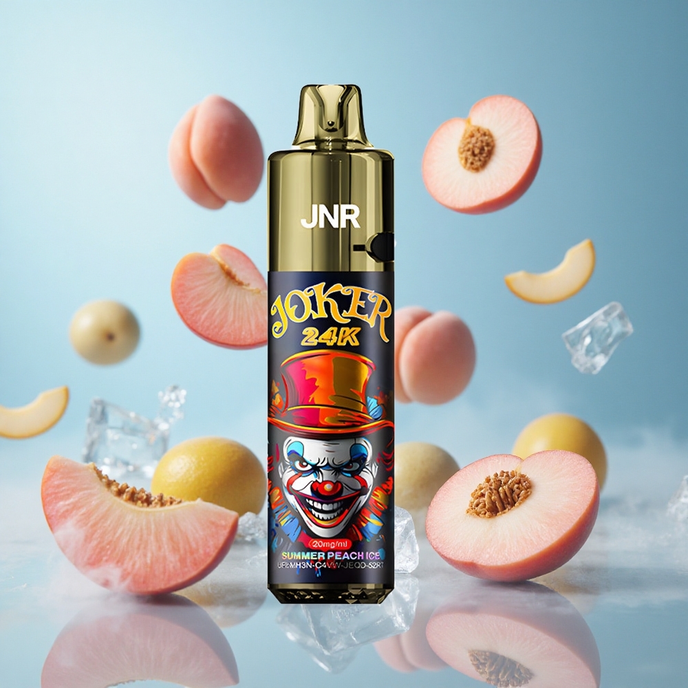 JNR Joker 24000 Puffs Summer Peach Ice Refillable 2+10ml 800mAh TPD