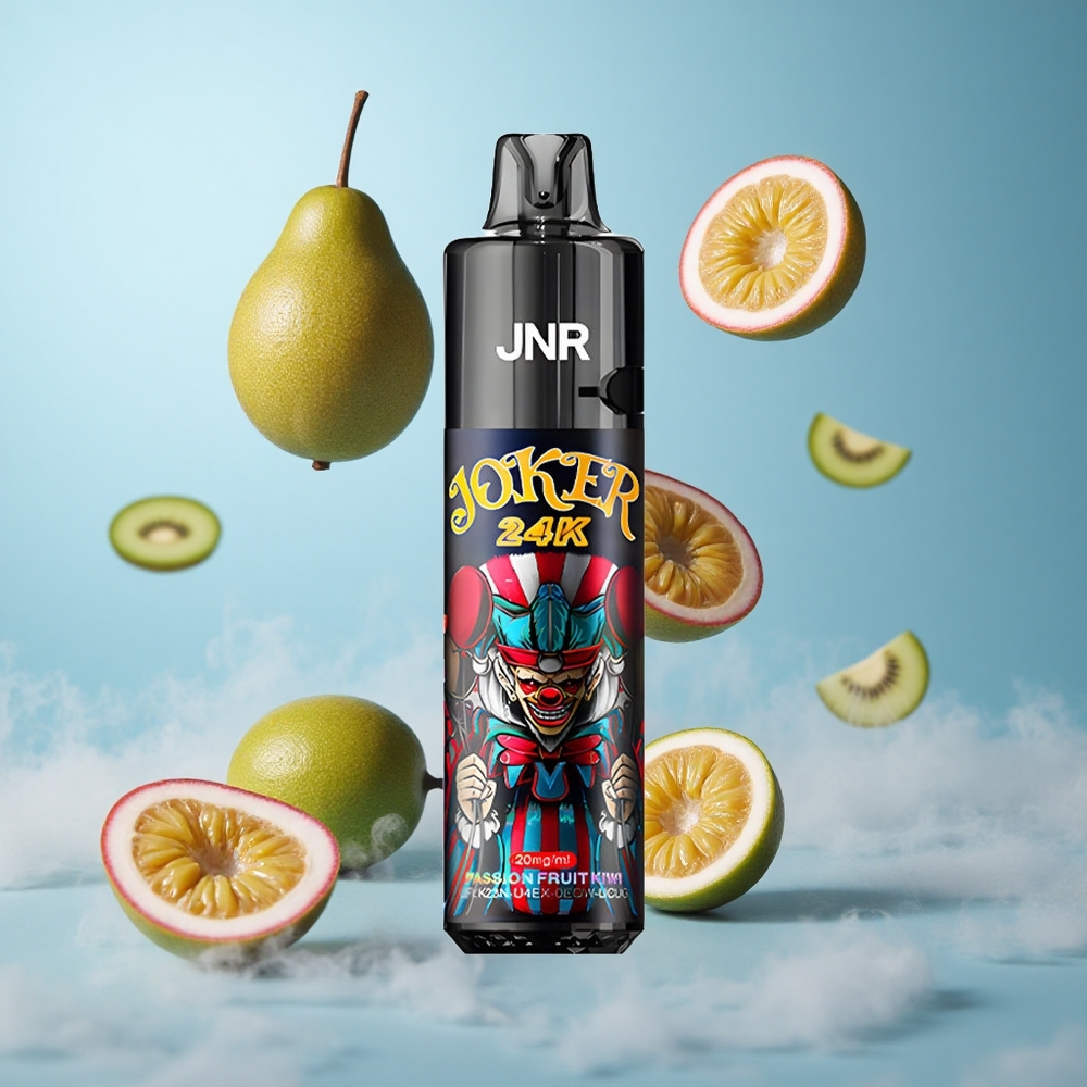 JNR Joker 24K Puffs 2+10ml Refillable Passion Fruit Kiwi Disposable Vape