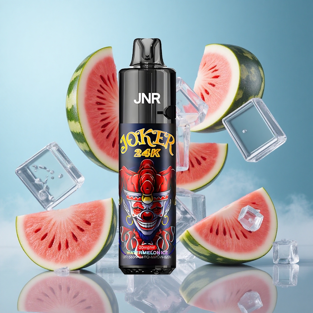 JNR Joker 24K Puffs Disposable Vape Watermelon Ice 800mAh 2+10ml Refillable Pod