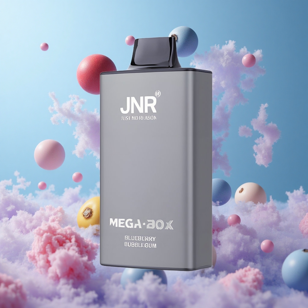 JNR Mega Box 25000 Puffs 30ml 850mAh Dual Mesh Blueberry Bubblegum Disposable Vape
