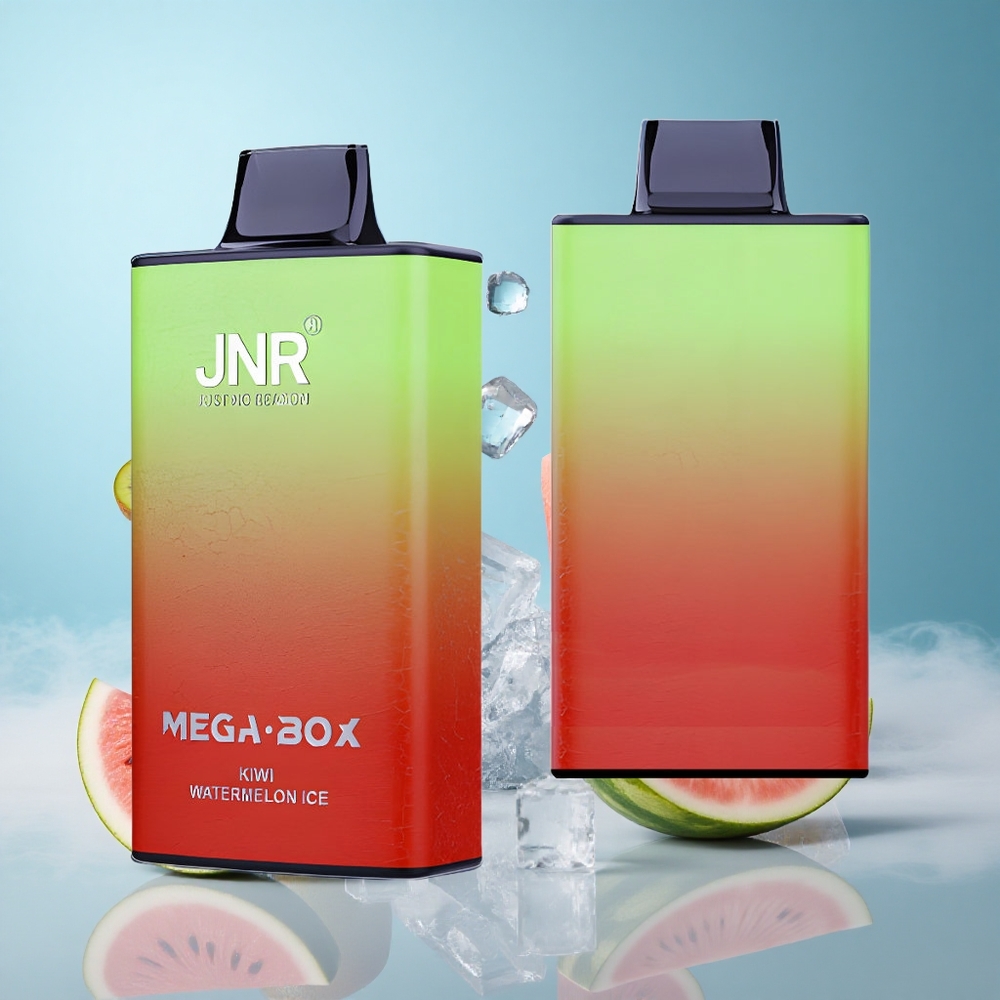 JNR Mega Box 25000 Puffs 30ml Dual Mesh Kiwi Watermelon Ice Disposable Vape