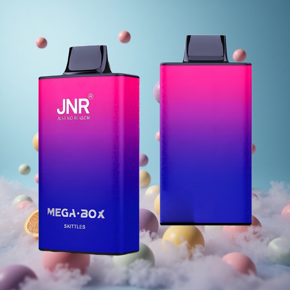 JNR Mega Box 25000 Puffs 30ml Skittles Disposable Vape Dual Mesh Coil