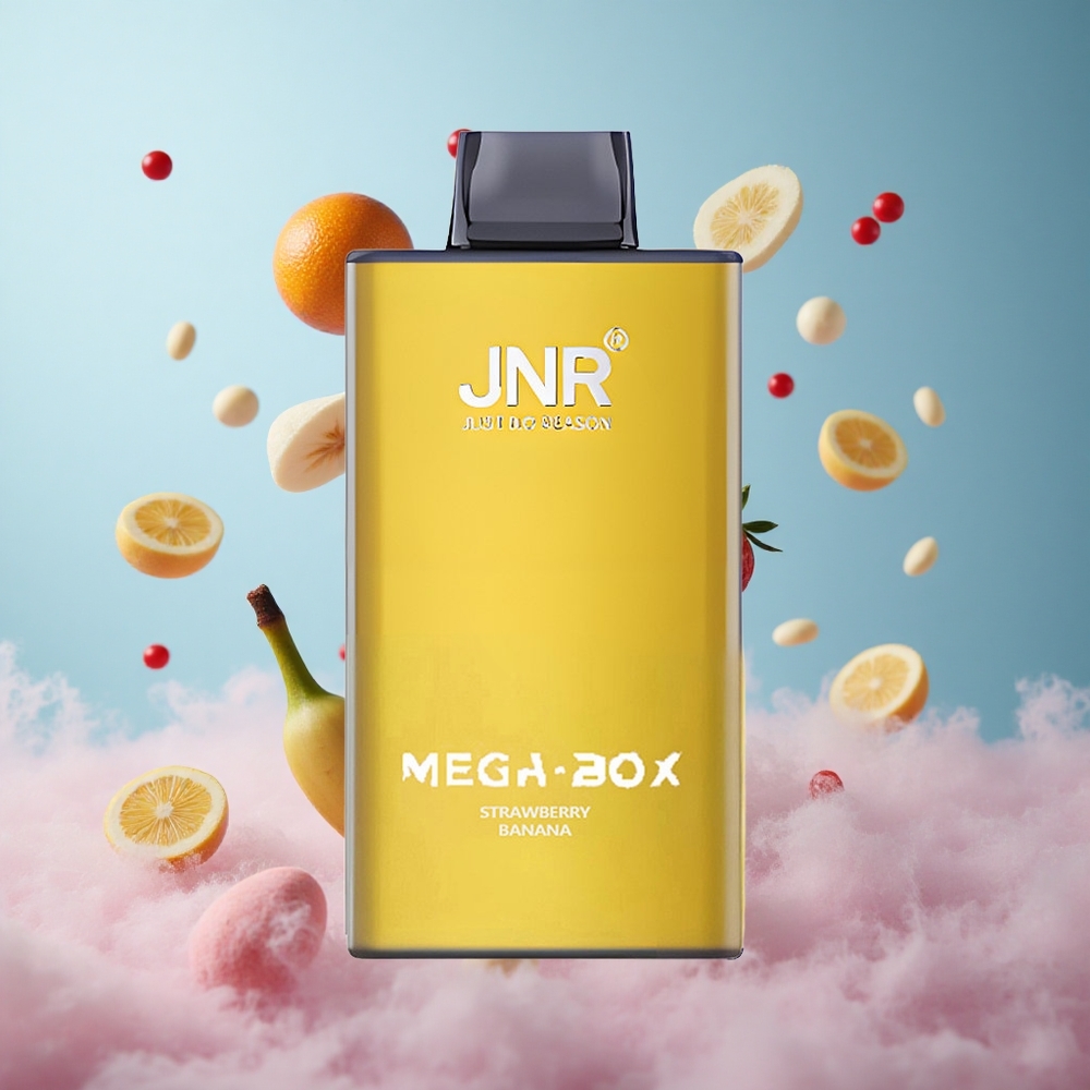 JNR Mega Box 25000 Puffs 30ml Strawberry Banana Disposable Vape