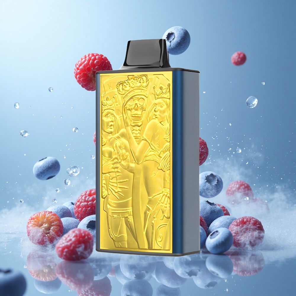 JNR Mega Box 25000 Puffs Disposable Vape Blueberry Ice 30ml Dual Mesh Coil Type-C