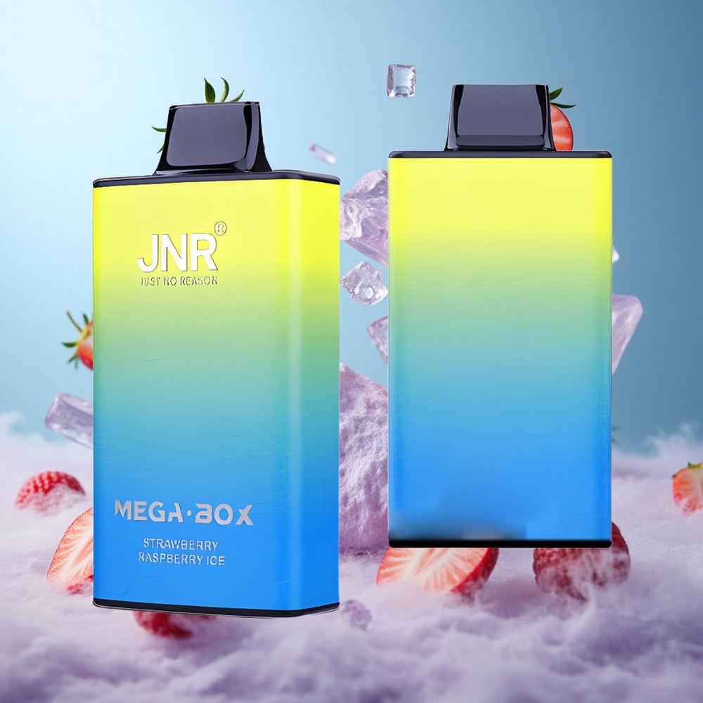 JNR Mega Box 25000 Puffs Dual Mesh 30ml Strawberry Raspberry Ice Disposable Vape