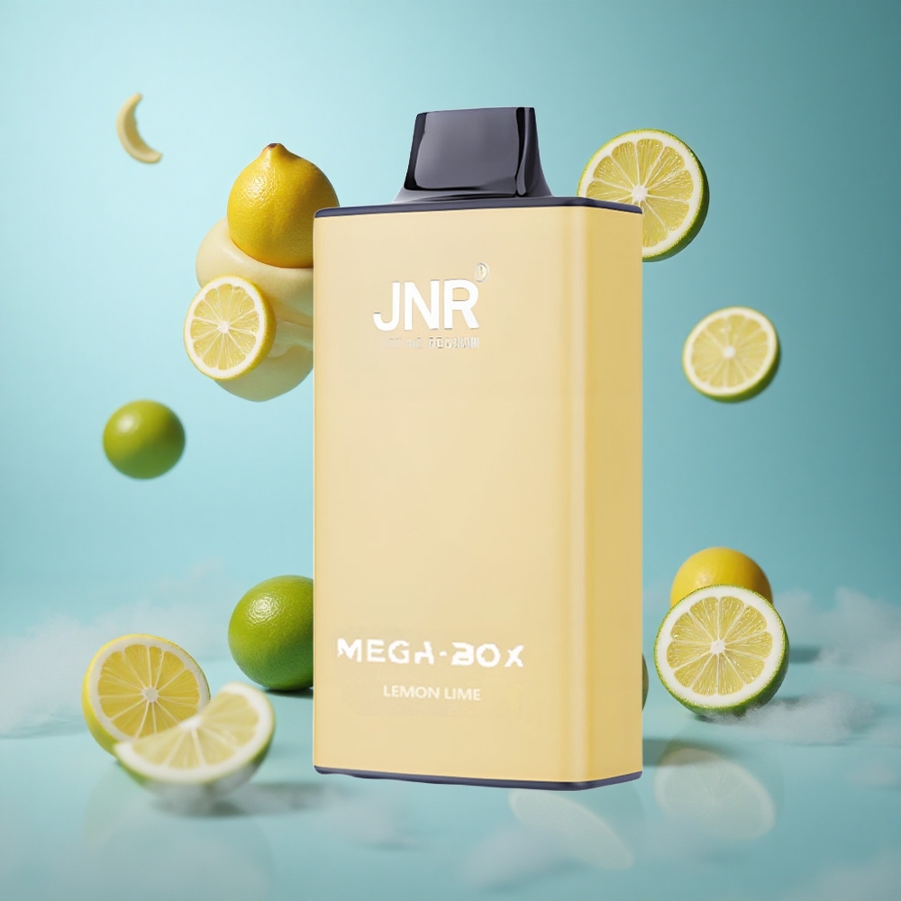 JNR Mega Box 25000 Puffs Dual Mesh Disposable Vape Lemon & Lime