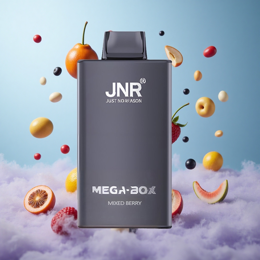 JNR Mega Box 25000 Puffs Dual Mesh Dual Core Disposable Vape Mixed Berry