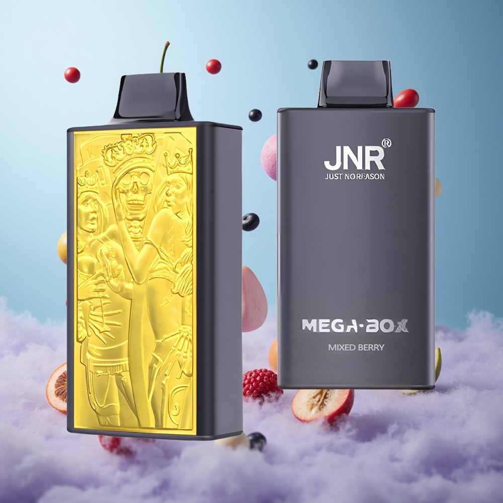 JNR Mega Box 25000 Puffs Dual Mesh Dual Core Disposable Vape Mixed Berry