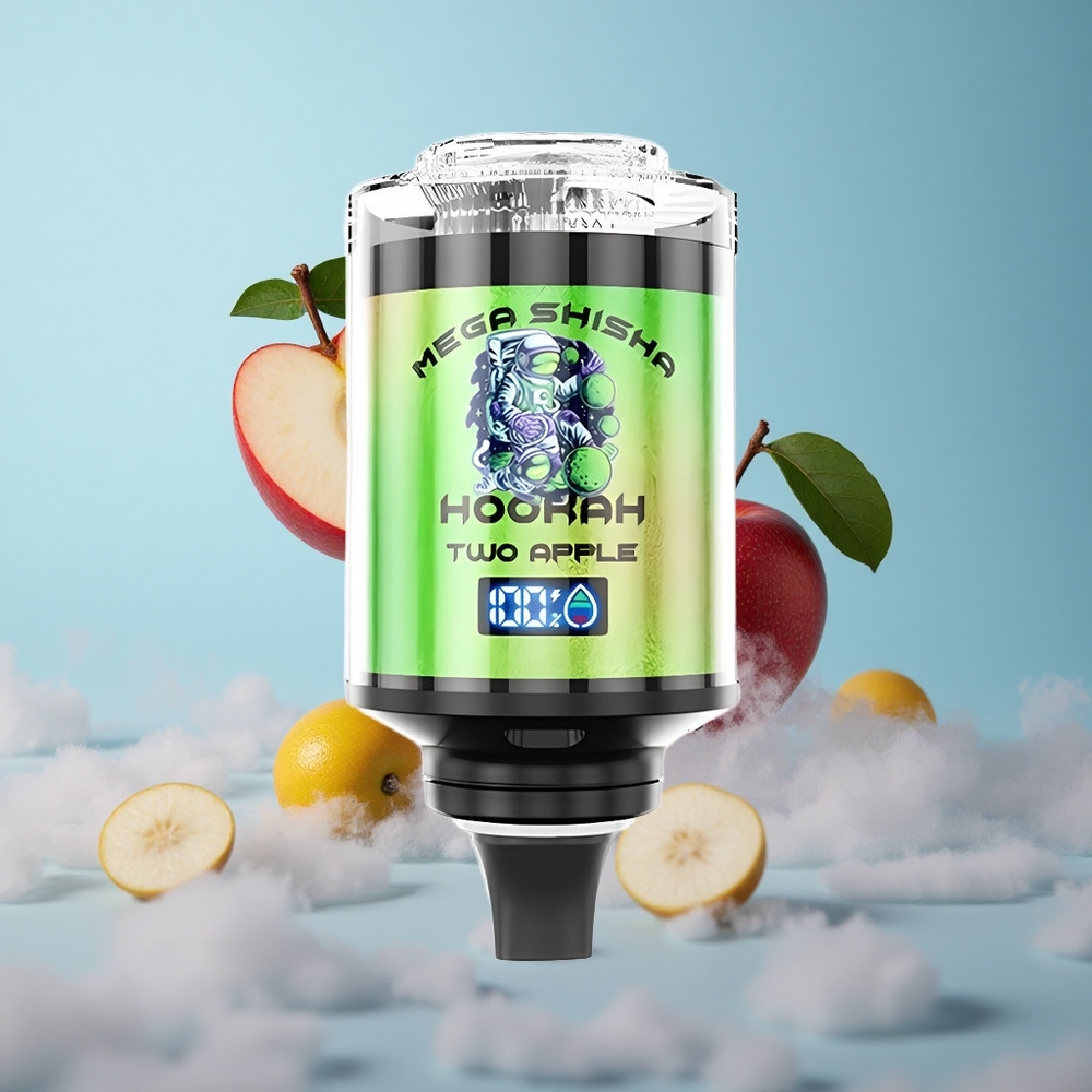 JNR Mega Shisha 100K 2 Apple 60ml 2200mAh Type-C Adjustable Airflow Smart Screen